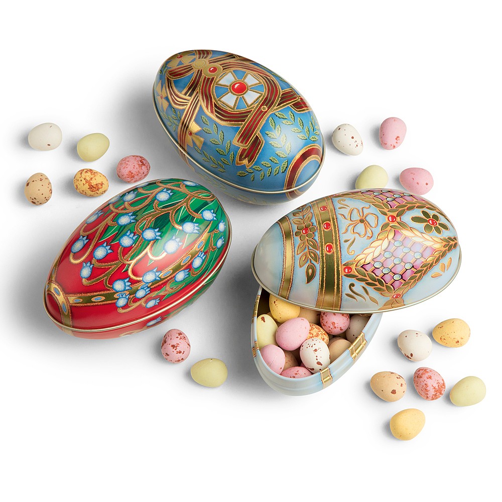 Buy Chocolate Filled Imperial Egg Tins from Museum Selection.