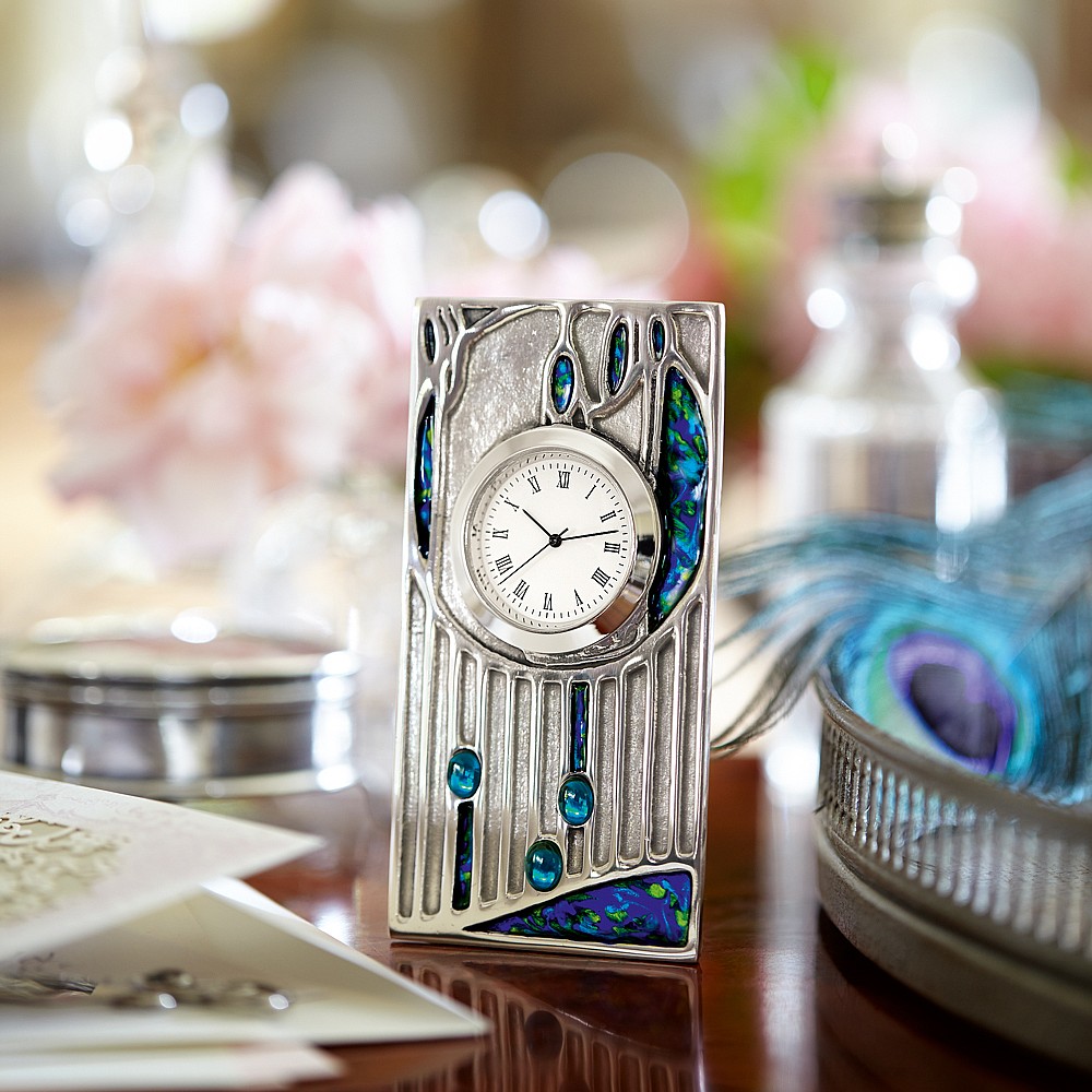 Buy Mackintosh Pewter Clock from Museum Selection.