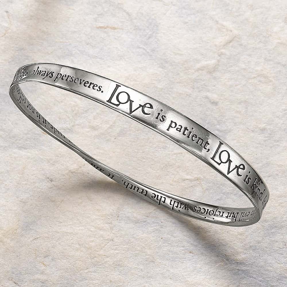 pre-owned engraved twist bracelet