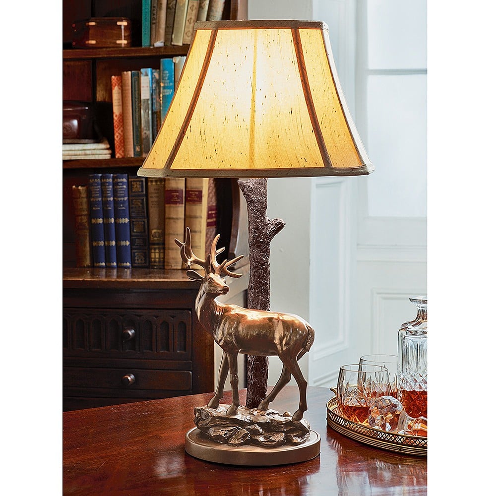 stag bedside lamp