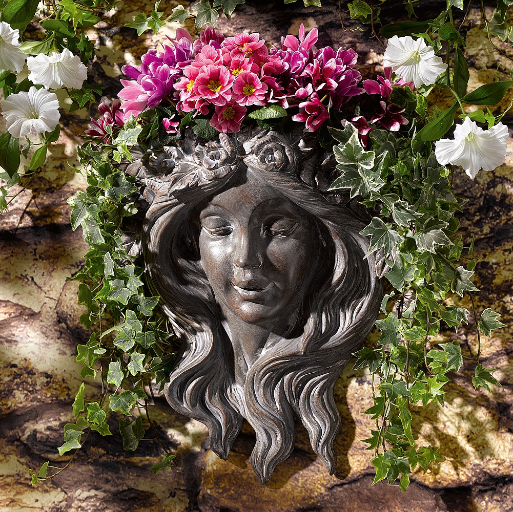 Nouveau Nymph Wall Planter Art Nouveau Garden Museum Selection