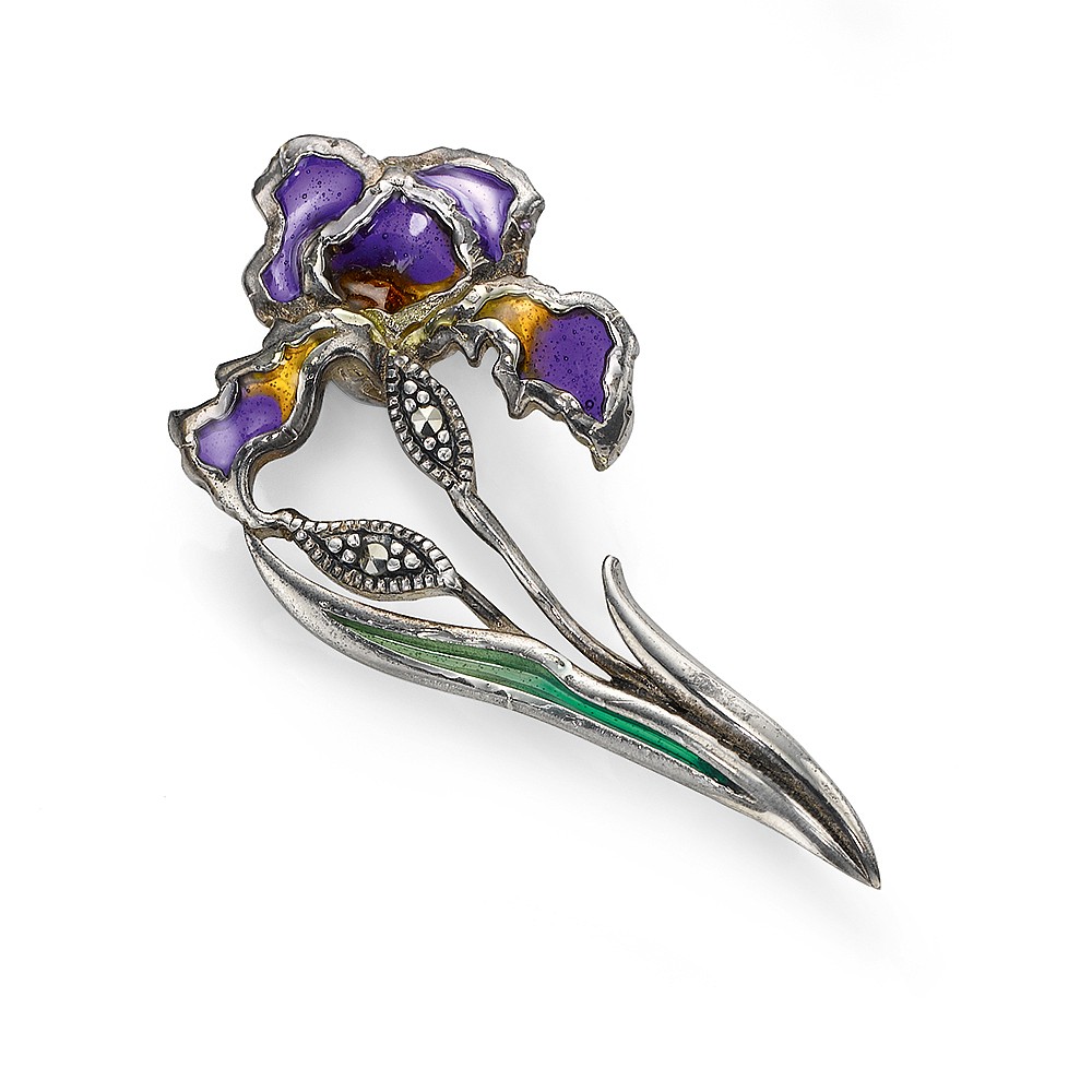 art nouveau iris brooch brooches rings museum selection
