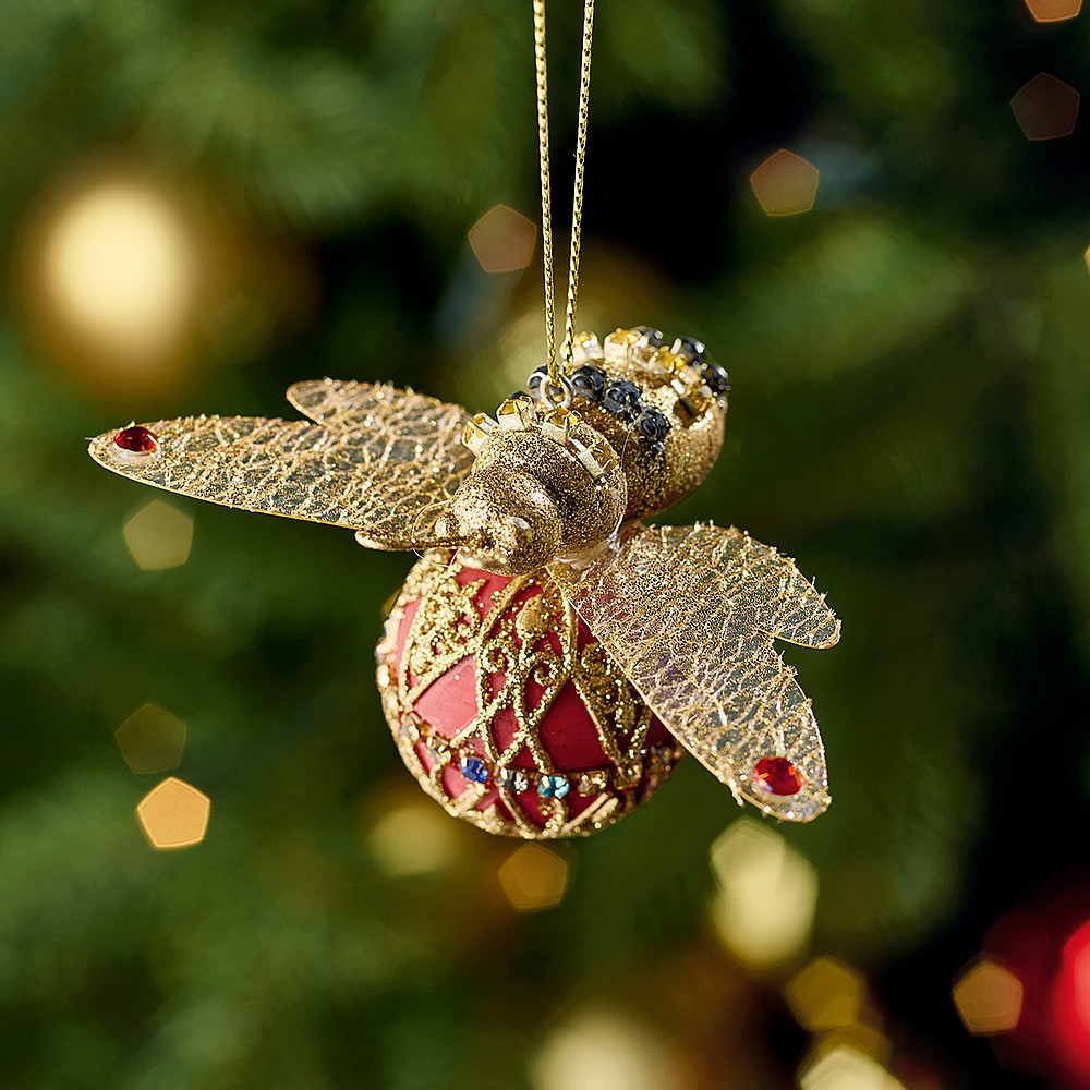 Bumblebee Decoration Antique Vintage Style Christmas Tree