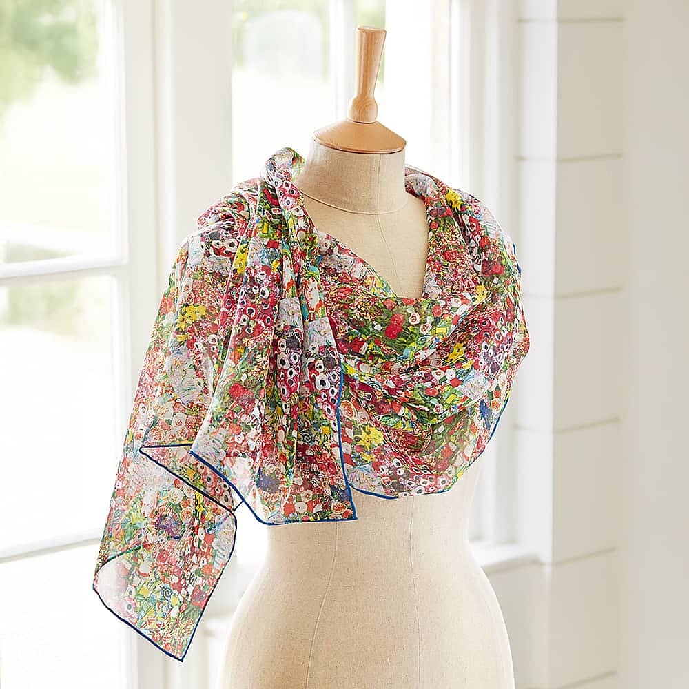 Gustav Klimt Dancer Silk Chiffon Scarf | Museum Selection