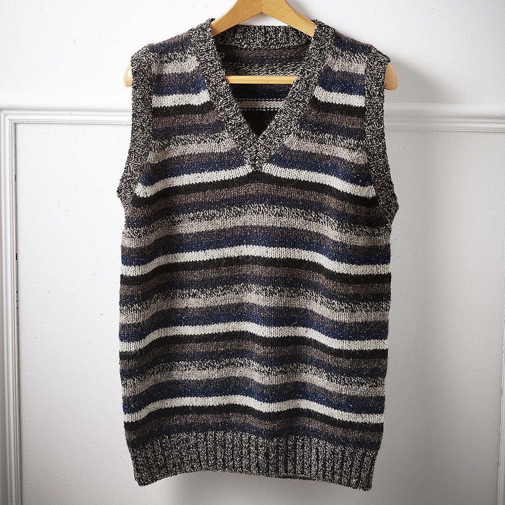 sleeveless wool sweater