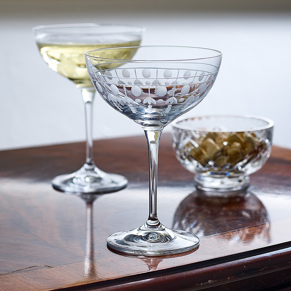 coupe of champagne