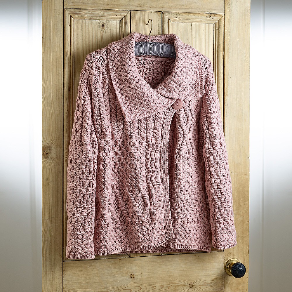 irish wool cardigan