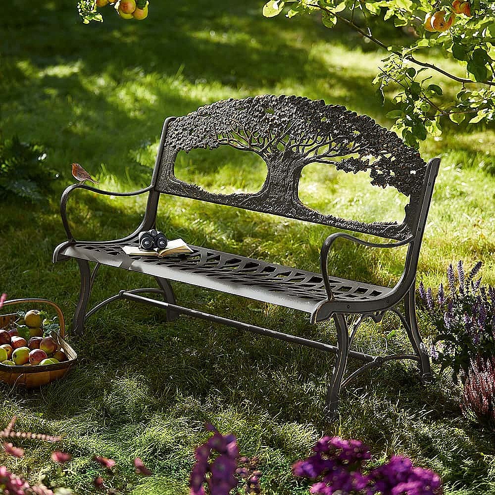 Cast clearance garden bench