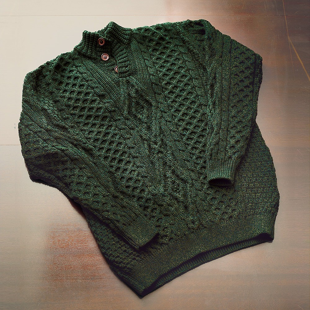 mens aran cardigans for sale