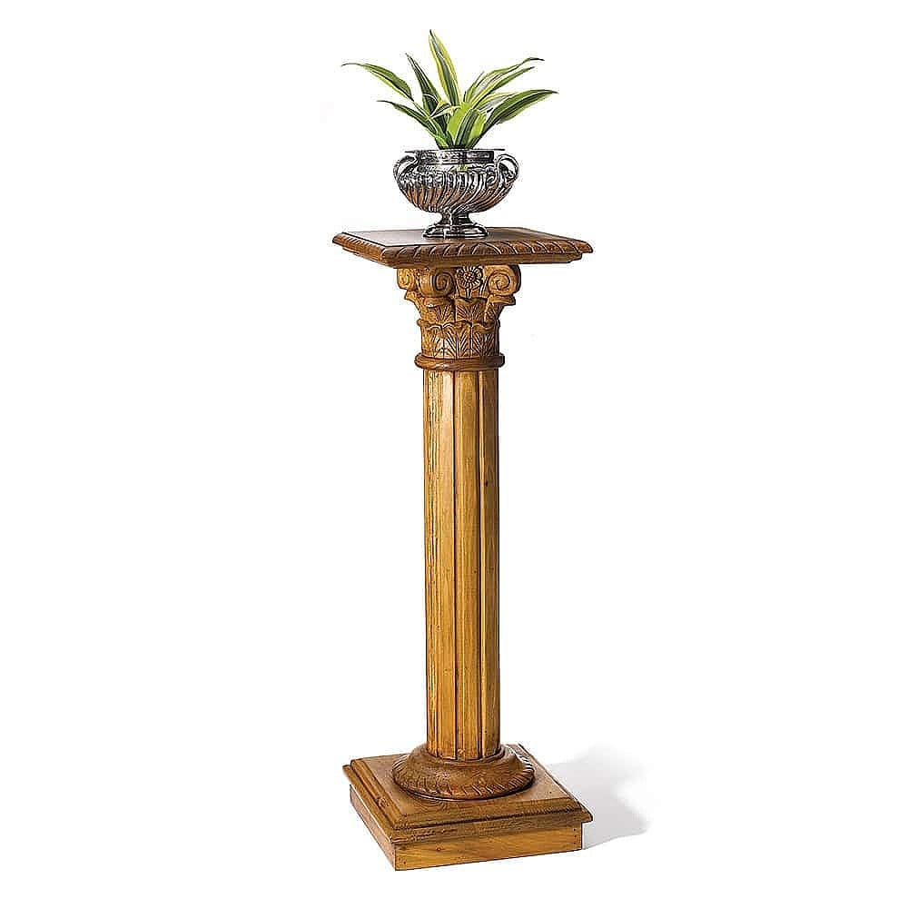 pedestal lamp table
