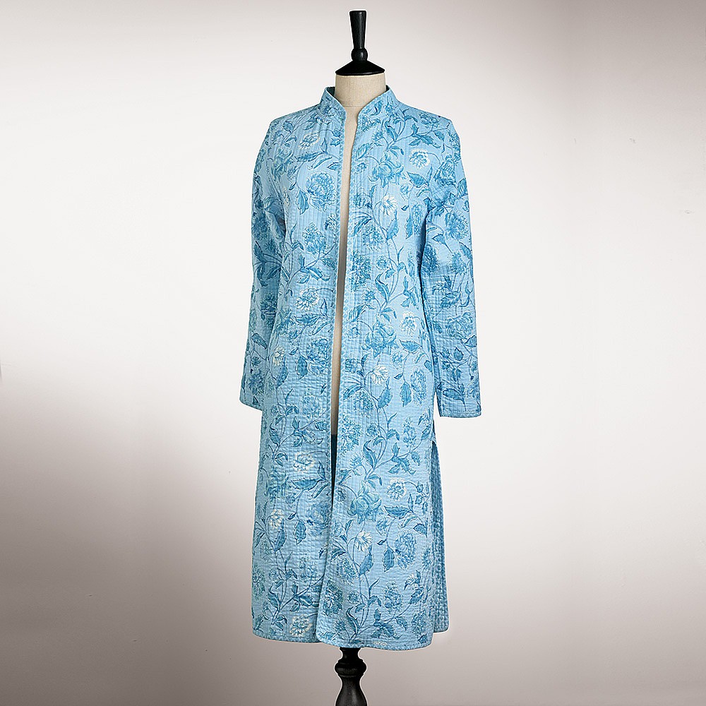 floral longline jacket