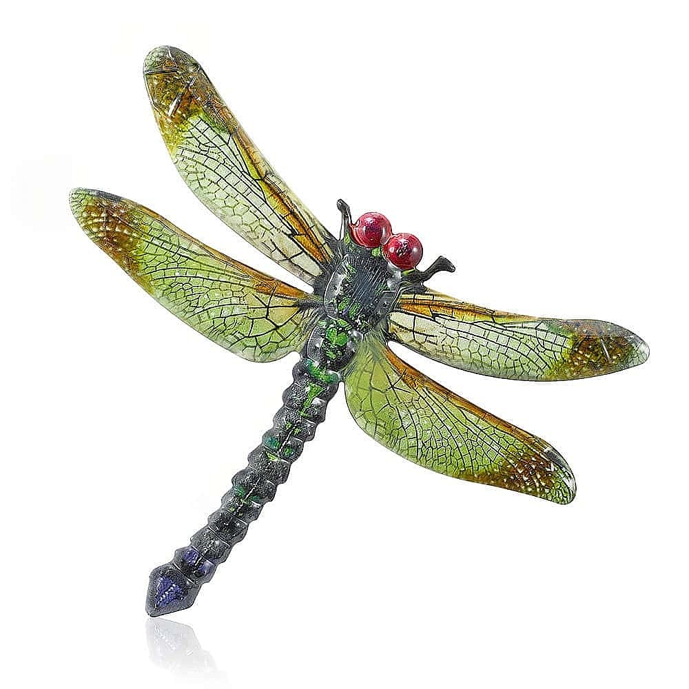 Auriol Decorative Flower Leaf Dragonfly Design XL Canvas Art Print 