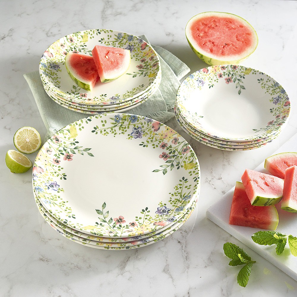 Wildflower 12 Piece Dinner Set Country Kitchen Museum Selection