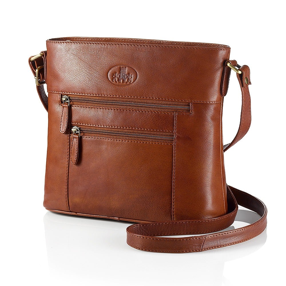 Large Soft Leather Crossbody Bag, Laptop Messenger Bag | Mayko Bags