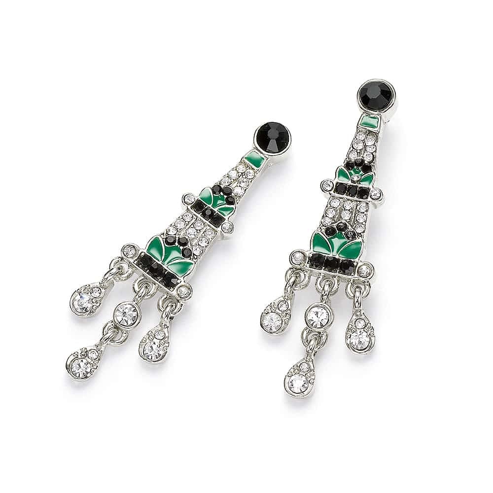 TEMPLIER CRYSTAL DROP EARRINGS