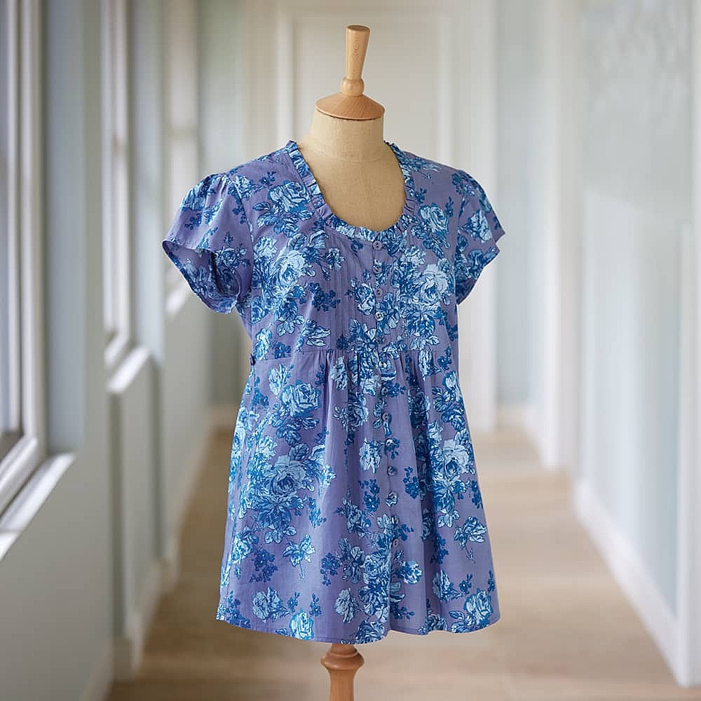 Rambling Floral Cotton Blouse | Museum Selection