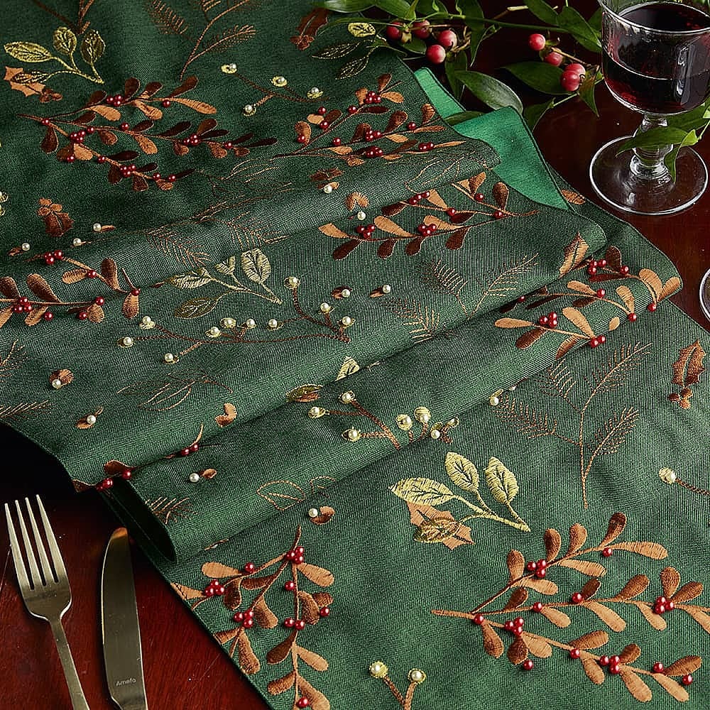 Beaded Table Runner
