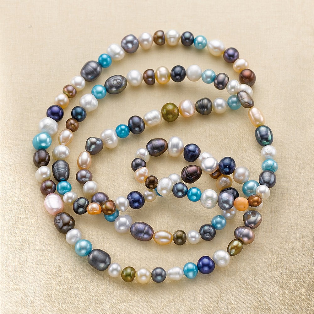 Endless pearl necklace on sale