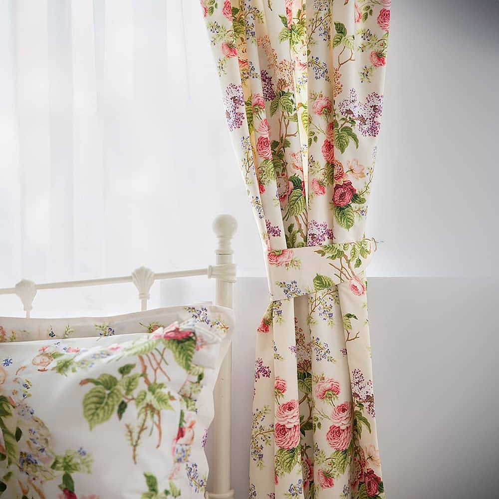 Cottage Style Curtains Jinchan Floral Curtains Linen … Curated On