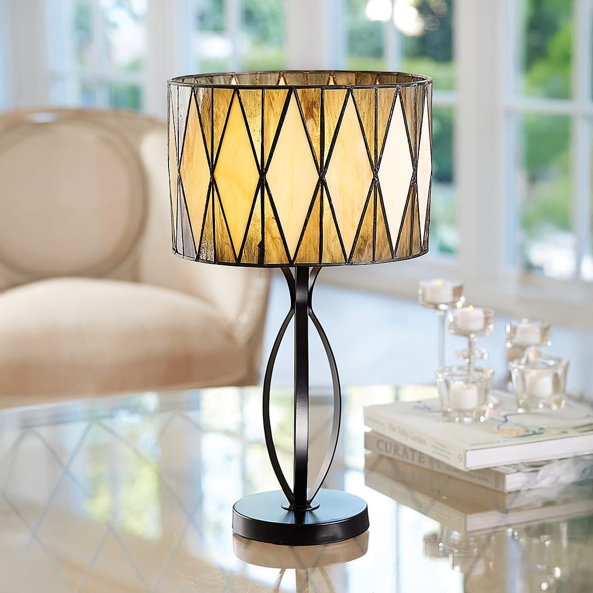 Art Deco Diamond Deco Table Lamp Museum Selection