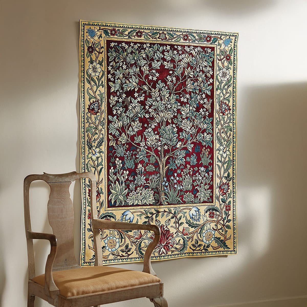 Tree of Life Dark Red Tapestry | Museum Selection