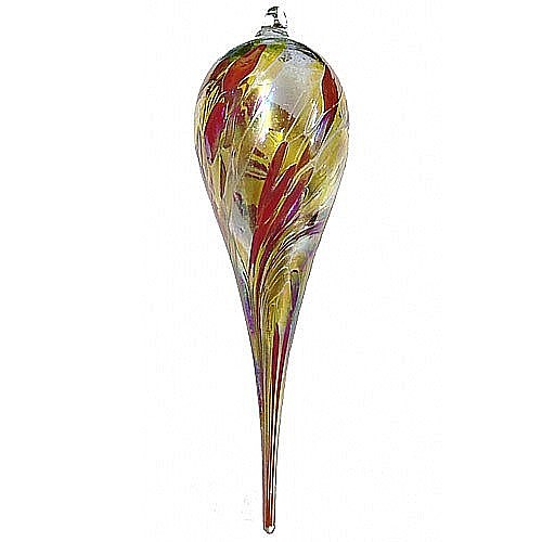 Gifts & Decor Art Glass Colored Decorative Table Top Teardrop Decor 