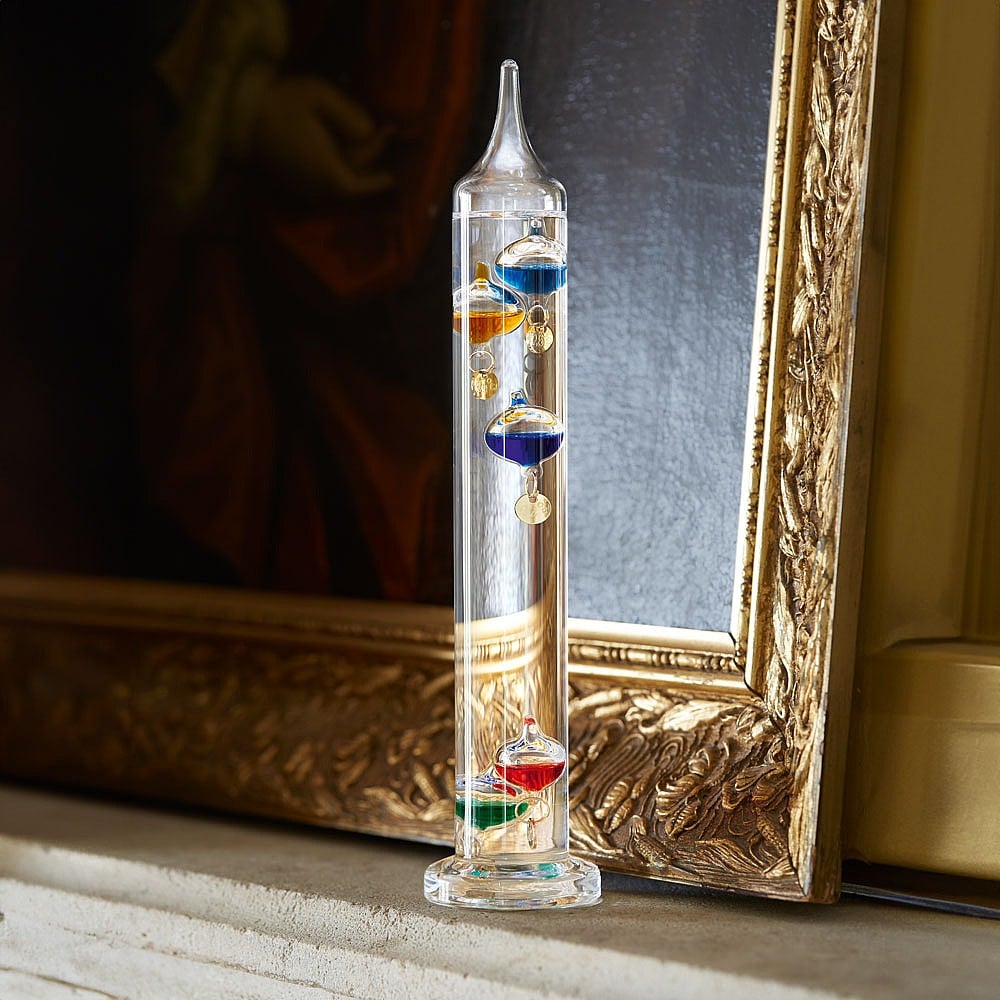 Galileo Thermometer Desk Ornament and Sculpture Temperature