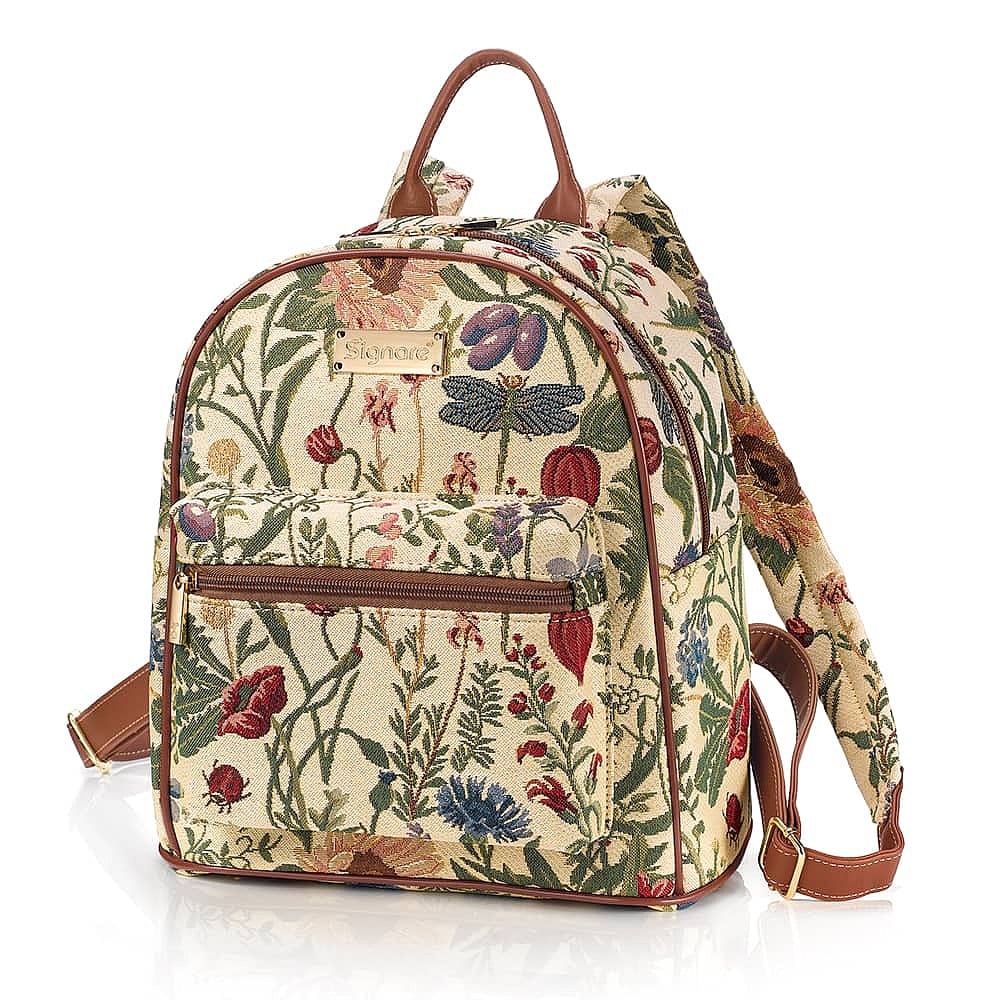 Floral Tapestry Backpack Museum Selection