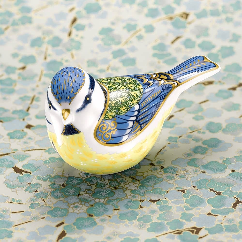 Garden Blue Tit Paperweight Museum Selection