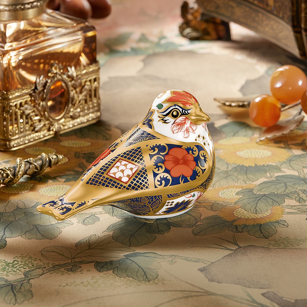Royal Crown Derby Fine Bone China Amari Goldfinch | Museum Selection